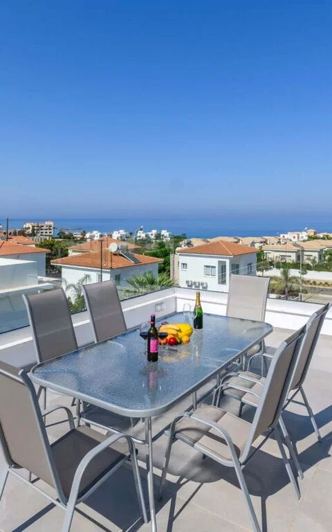 Mylos Lifestyle Seaview Villa #15: Balkon / Terrasse / Patio