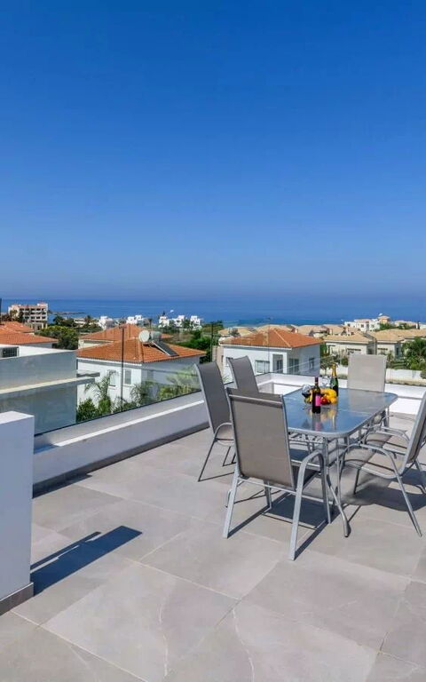 Mylos Lifestyle Seaview Villa #15: Balkon / Terrasse / Patio