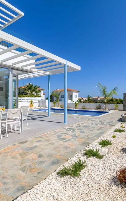 Mylos Lifestyle Seaview Villa #15: Balkon / Terrasse / Patio