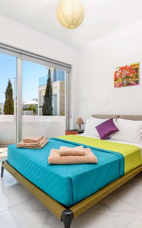 Mylos Lifestyle Seaview Villa #15: Schlafzimmer