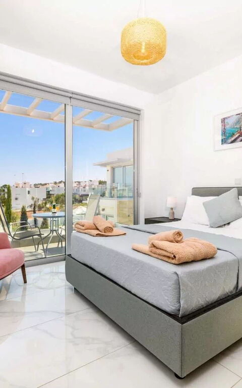 Mylos Lifestyle Seaview Villa #15: Schlafzimmer