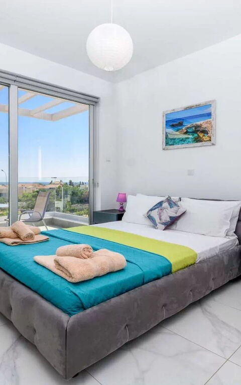 Mylos Lifestyle Seaview Villa #15: Schlafzimmer