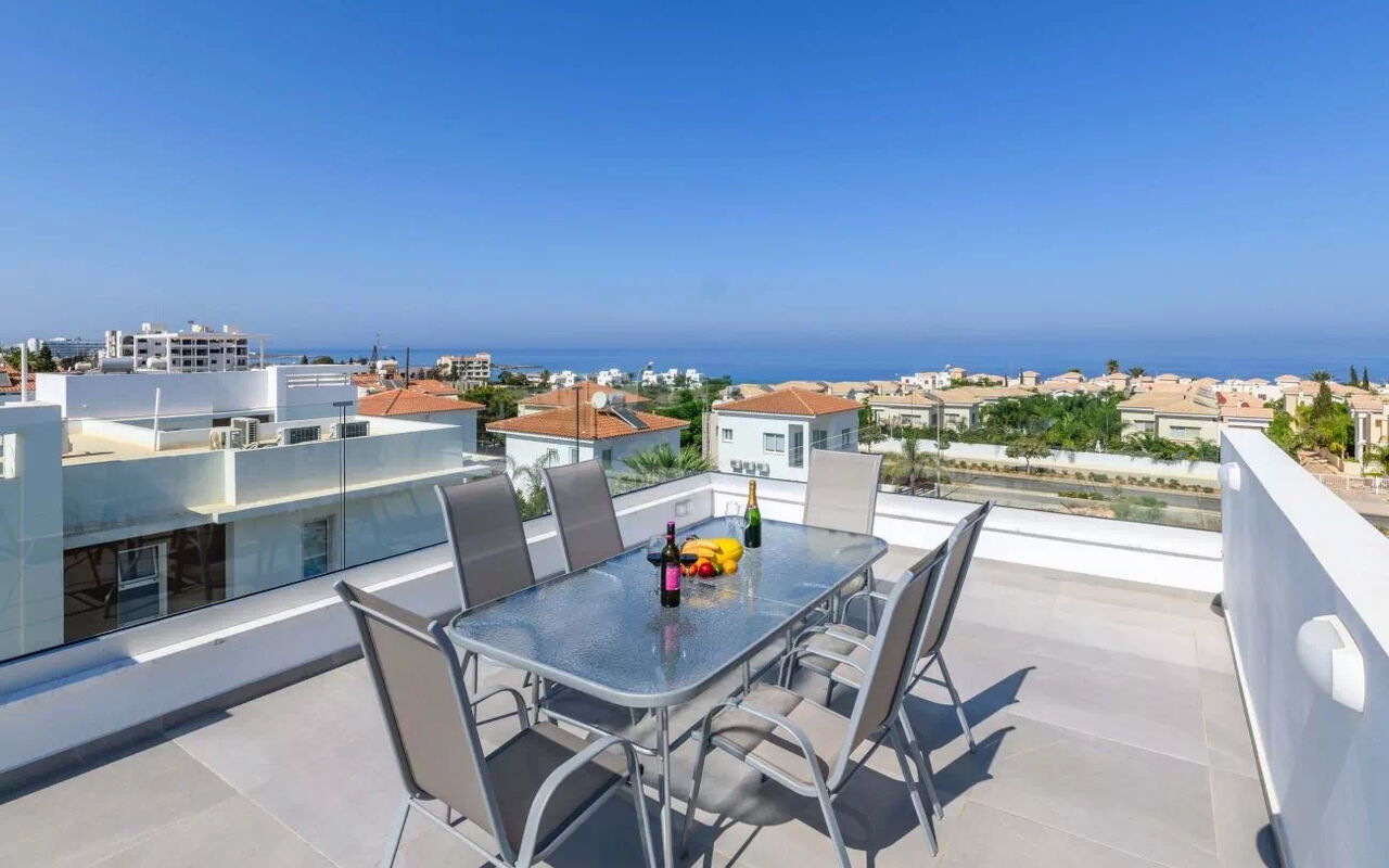 Mylos Lifestyle Seaview Villa #15: Balkon / Terrasse / Patio
