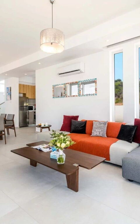 Mylos Lifestyle Seaview Villa #21: Wohnzimmer
