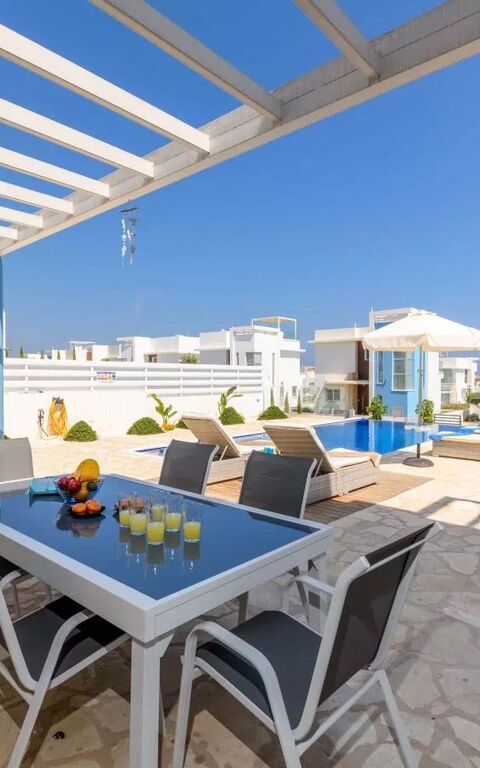 Mylos Lifestyle Seaview Villa #21: Außen, Balkon / Terrasse / Patio, Draussen, Schwimmbad