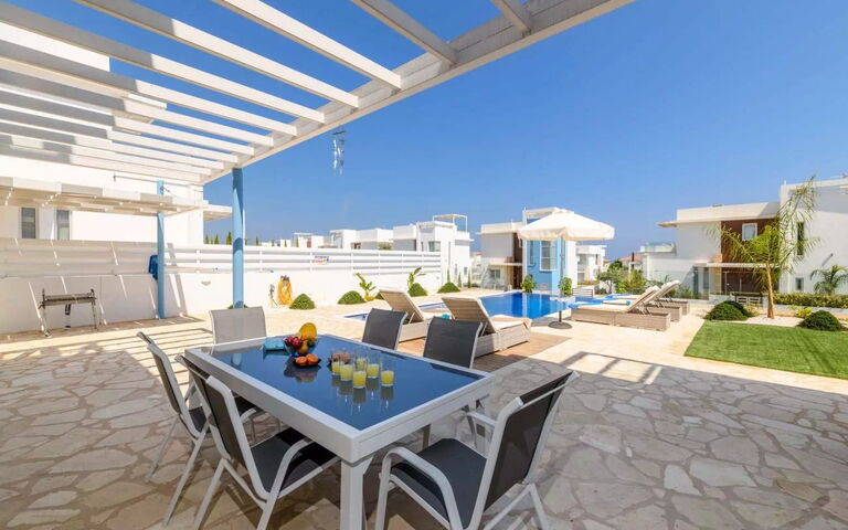 Mylos Lifestyle Seaview Villa #21: Außen, Balkon / Terrasse / Patio, Draussen, Schwimmbad