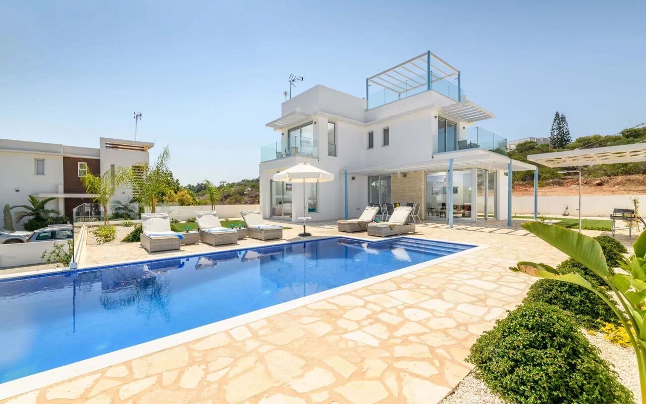 Mylos Lifestyle Seaview Villa #21: Außen, Draussen, Schwimmbad