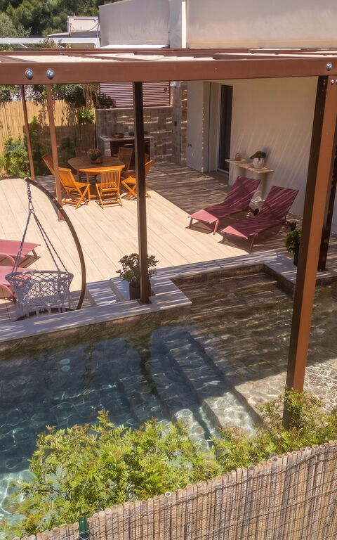 Essenza di Pace: Außen, Balkon / Terrasse / Patio, Draussen, Schwimmbad