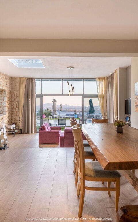 Villa Kastraki: Esszimmer