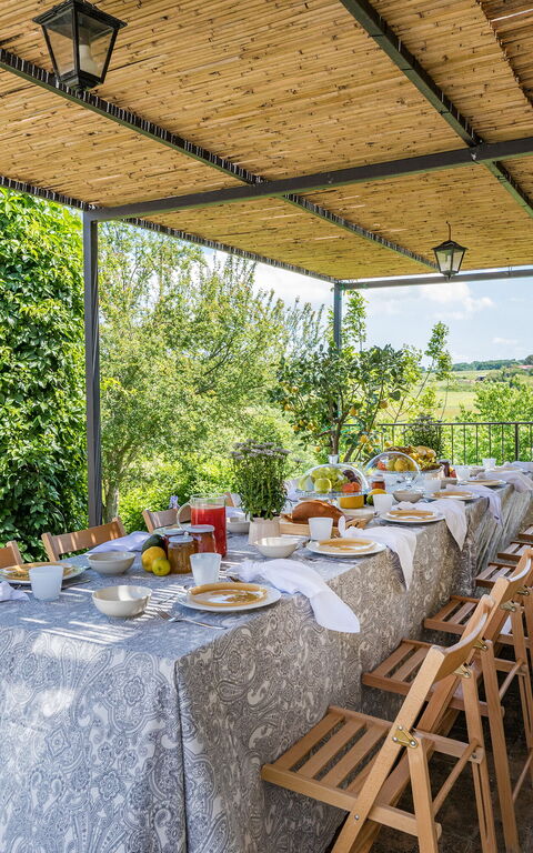 Villa a Casa di Giovanni: Außen, Balkon / Terrasse / Patio, Draussen