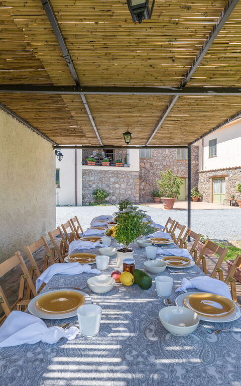 Villa a Casa di Giovanni: Außen, Balkon / Terrasse / Patio, Draussen
