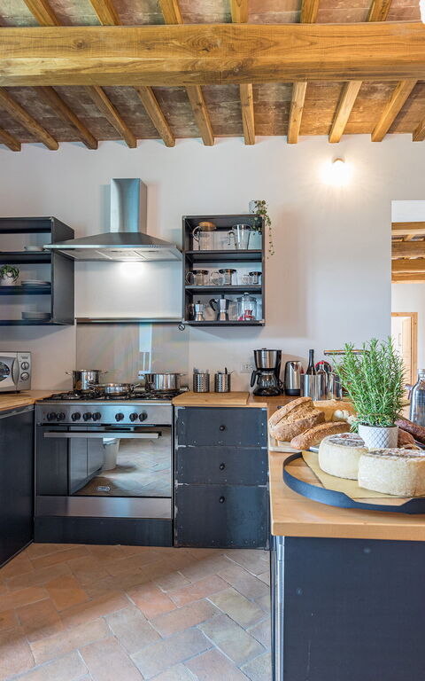 Villa a Casa di Giovanni: Küche
