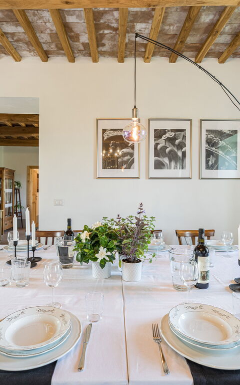 Villa a Casa di Giovanni: Esszimmer, Wohnzimmer