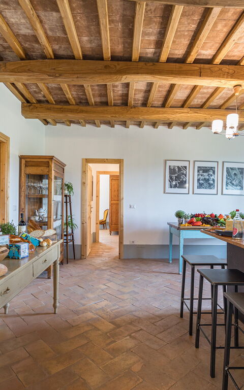 Villa a Casa di Giovanni: Küche