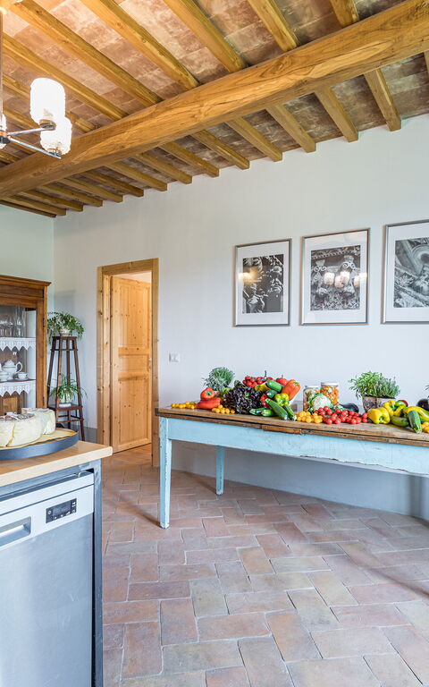Villa a Casa di Giovanni: Küche